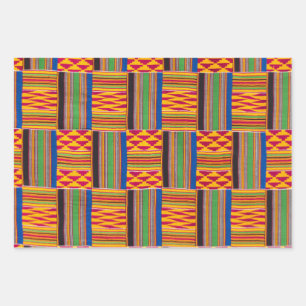 Papier d'enveloppement de cadeaux d'Afrique