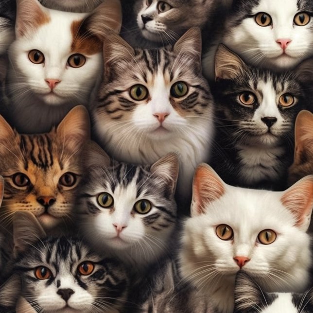 Papier d'enveloppement de chats mignons (Créateur téléchargé)