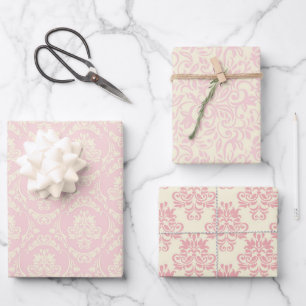 Papier d'enveloppement de Damas élégant