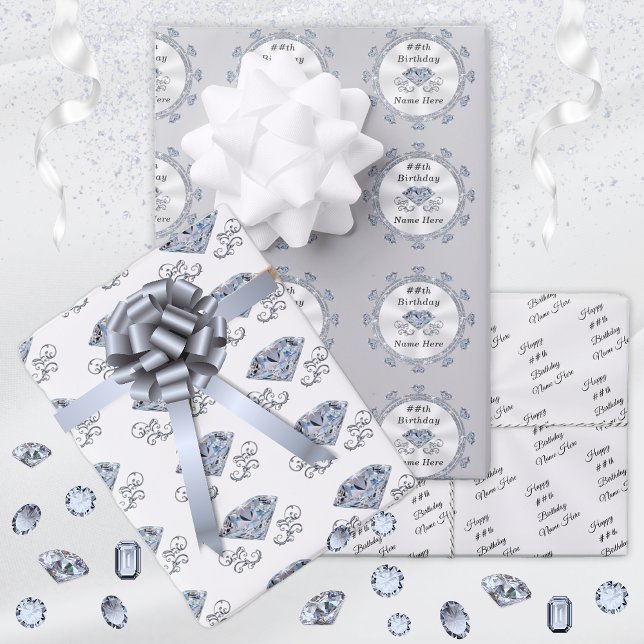Papier d'enveloppement de diamant. ANNÉE ou OCCASI (Créateur téléchargé)