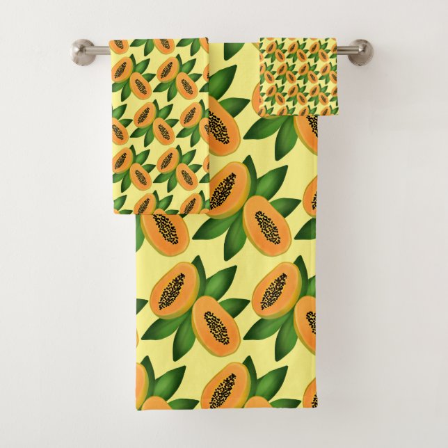 Papier d'enveloppement de fruits de papaye (En situation)