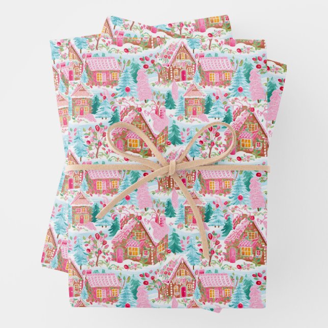 Papier d'enveloppement de Noël (En situation)