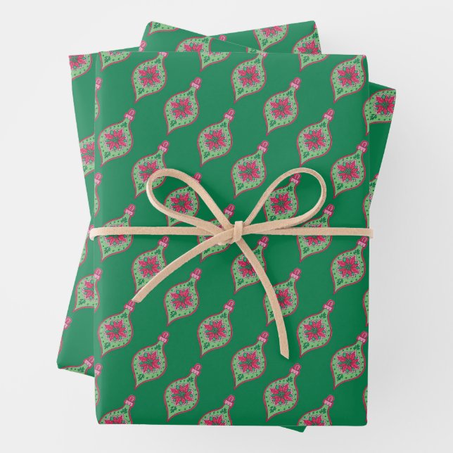 Papier d'enveloppement de Noël (En situation)