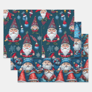 Papier d'enveloppement de Noël 3xFlat