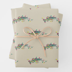 Papier d'enveloppement de Noël de basse