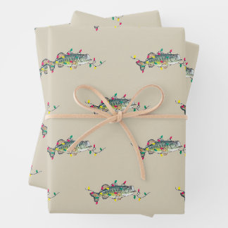 Papier d'enveloppement de Noël de basse