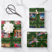 Papier d'enveloppement de Noël de Mini Schnauzer