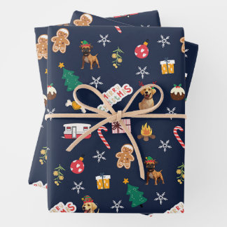 Papier d'enveloppement de Noël Frank & Baxter - Ma