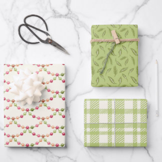 Papier d'enveloppement de Noël - Garland