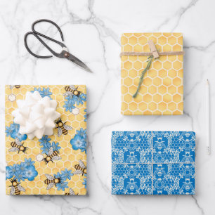 Papier d'enveloppement de peigne de miel d'abeille