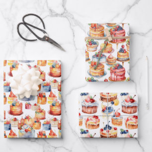 Papier d'enveloppement de rêves de gâteaux