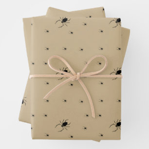 Papier d'enveloppement déplaisant d'araignée d'Hal