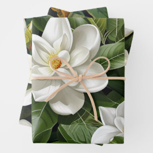 Papier d'enveloppement des fleurs de Gardenia
