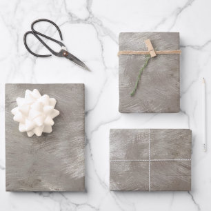 Papier d'enveloppement en aluminium brossé