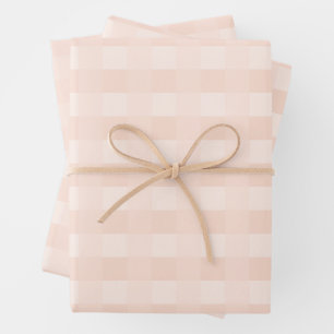 Papier d'enveloppement En vichy Motif
