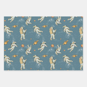 Papier d'enveloppement inspiré de l'espace