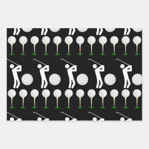 Papier d'enveloppement Motif de golf