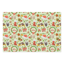 Papier d'enveloppement Motif de Noël