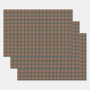 Papier d'enveloppement plat chic d'automne