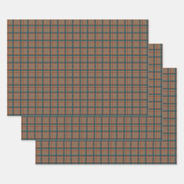 Papier d'enveloppement plat chic d'automne (Lot)