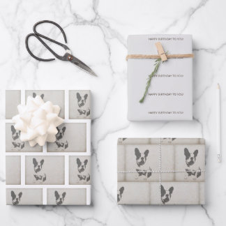 Papier d'enveloppement pour l'anniversaire du Bull