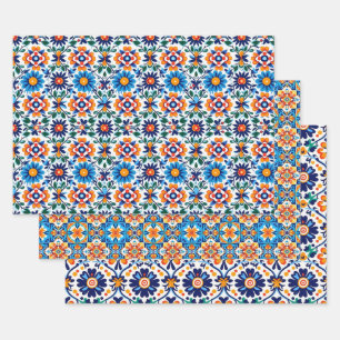 Papier d'enveloppement Talavera mexicain