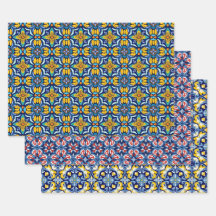 Papier d'enveloppement Talavera mexicain
