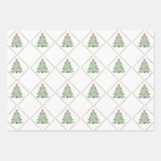 Papier d'enveloppement Whimiscal Christmas Tree