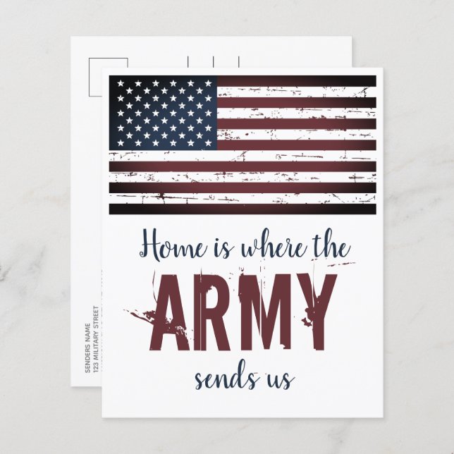 Papier Déplacement des Faire-part mobiles militaires du b (Devant / Derrière)