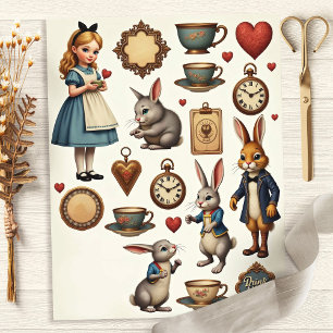 Papier Design Alice Coupe Fussy Vintage Wonderland