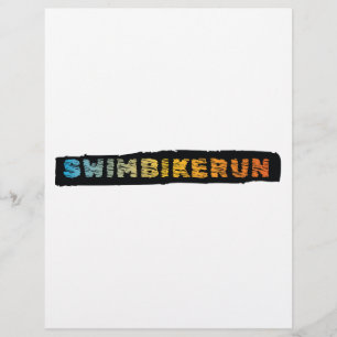 Papier Design de triathlon