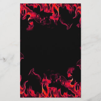 Papier Design Red Hot Flame