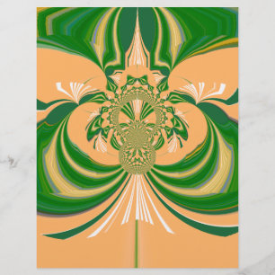 Papier Design vert jaune.