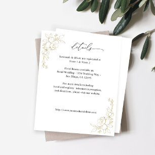 Papier Détails de la florale à revêtement or budget