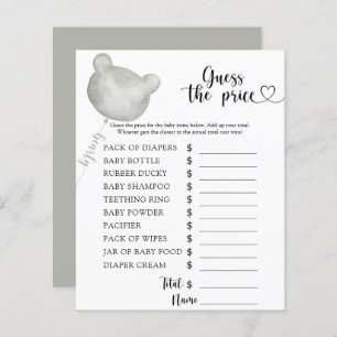 Papier Devine le prix ! Jeu