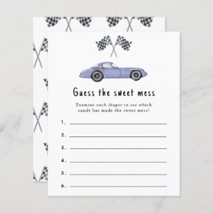 Papier Devinez le gâchis sucré - jeu de baby shower de co