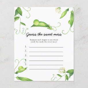 Papier Devinez le jeu Sweet Mess - Petit pois