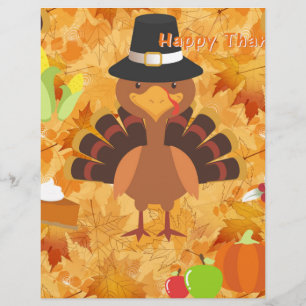 Papier dinde bon thanksgiving