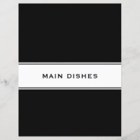 Divider chapitre livre de recettes | Plats princip