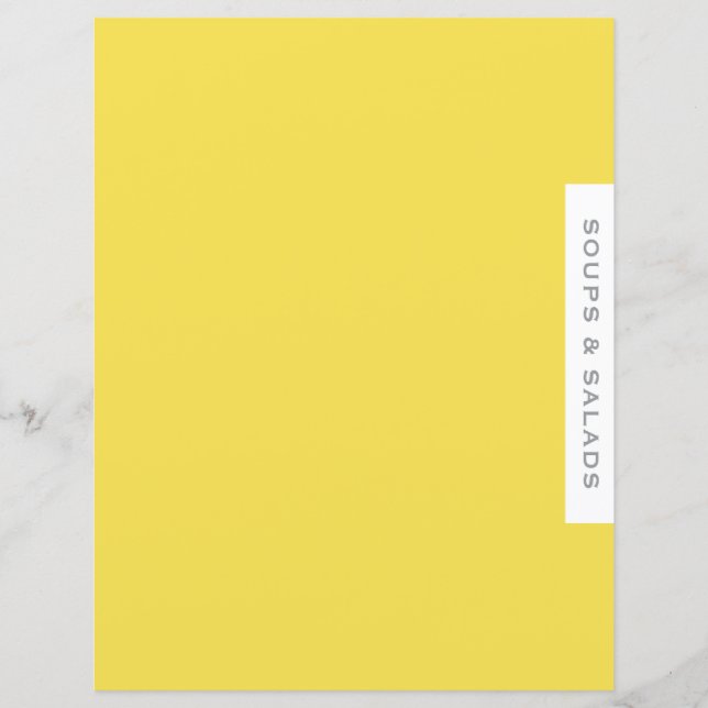 Papier Divider de recette | Soupes et salades | Simple ja (Devant)