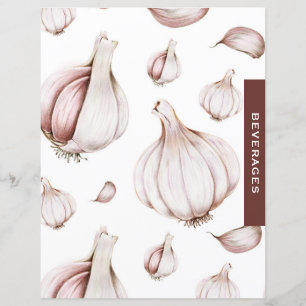 Papier Divider Recette d'ail blanc Boissons