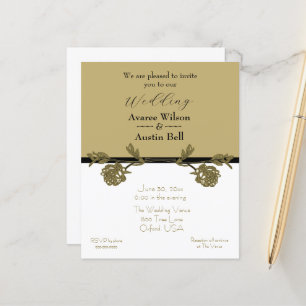 Papier Divideur or et noir Elegant or