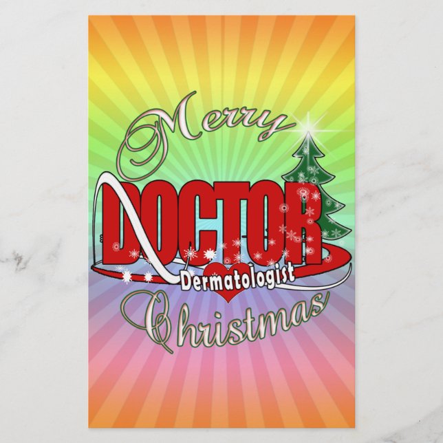 Papier DOCTEUR NOËL Dermatologue (Devant)