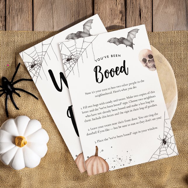 Papier Double face Vous avez été réservé jeu Halloween (Créateur téléchargé)