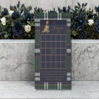 Papier Double sided baby shower games Chic Dog Theme