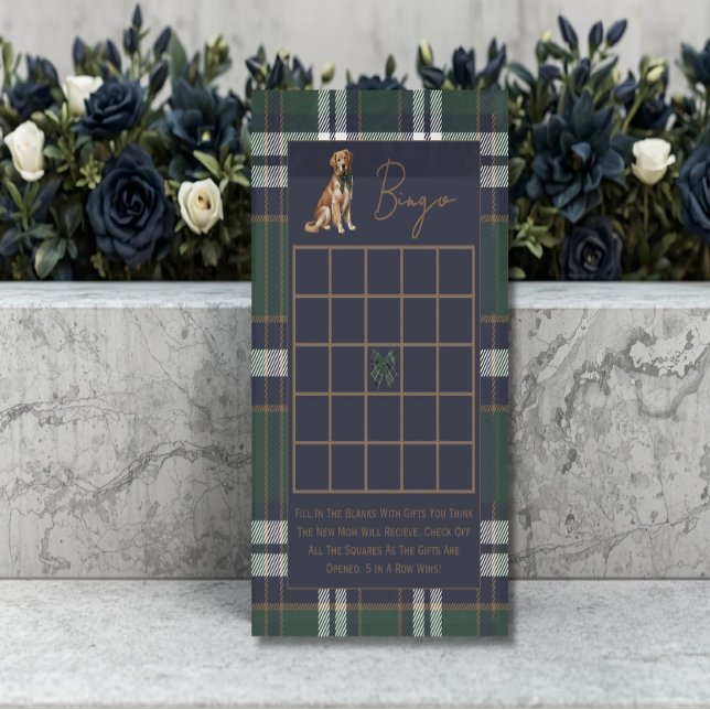 Papier Double sided baby shower games Chic Dog Theme (Créateur téléchargé)