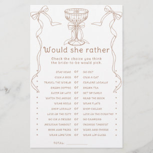 Papier Douche nuptiale dessinée à la main