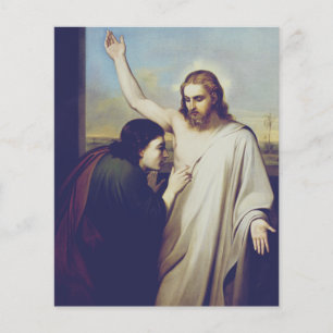 Papier Douter de Saint Thomas par Silvestro Lega