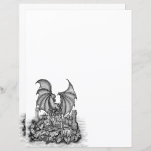 Papier Dragon avec Zombie