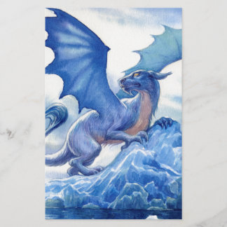 Papier Dragon bleu de Fierce